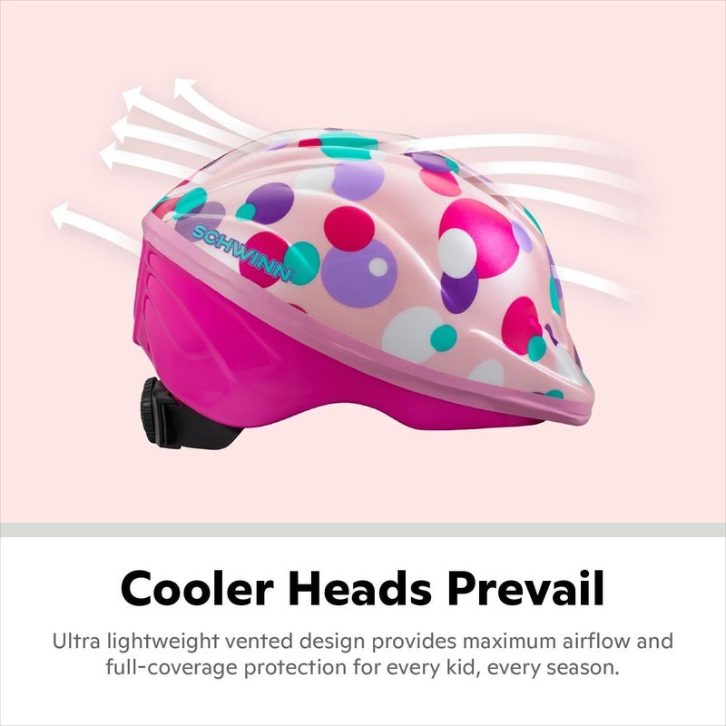 Schwinn Classic Toddler Bike Helmet in Carnival Design for Ages 3-5 - Image 2