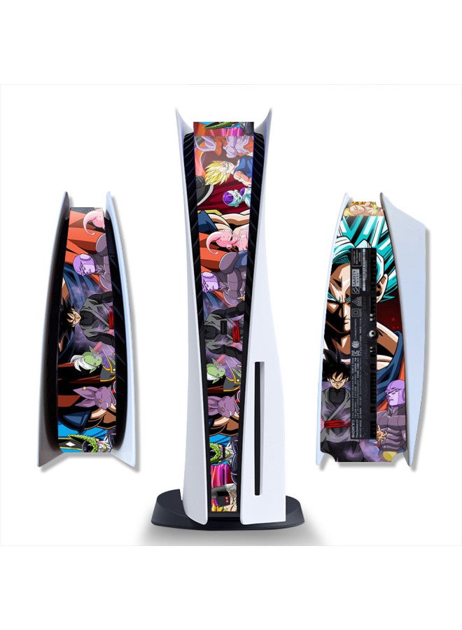 Loquat PS5 Optical Drive Version Middle Protective Sticker Digital Version Middle Strip Protective Film Frosted Cute Cartoon One-piece Delivery-Color:Light Yellow PS5SDQB-0241 - Image 2