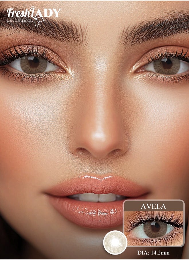 FreshLady Freshlady Avela 14.20mm Colored Contact Lenses 1 Year Disposable for Daily Wear  - Image 1