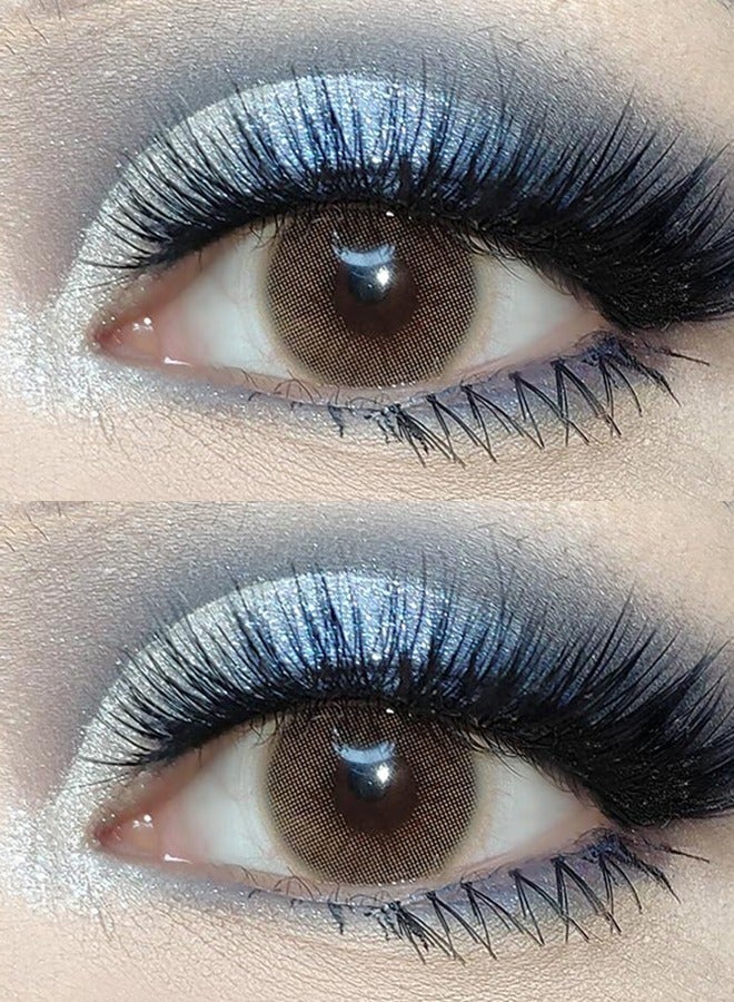 سيدة جديدة عدسات لاصقة ملونة بنية من فريش ليدي للاستخدام السنوي - Image 2