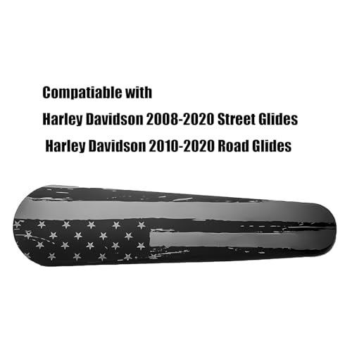 Alicatong American US Flag Dash Insert Compatiable with Harley Davidson Street Glides 2008-2020 and Harley Davidson Road Glides 2010-2020 Exterior Accessories - Image 2