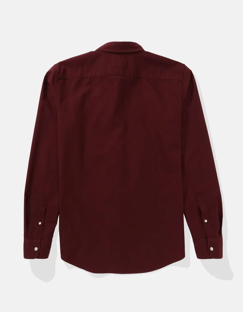 American Eagle  AE Slim Fit Everyday Oxford Button-Up Shirt for Men | Best Price UAE