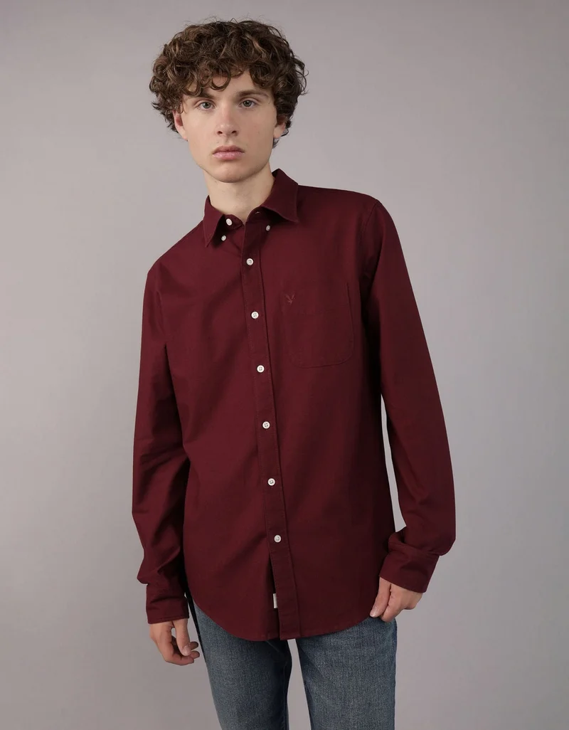 AE Slim Fit Everyday Oxford Button-Up Shirt