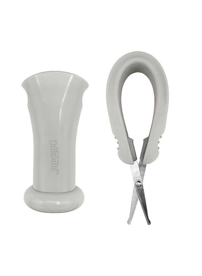 Dr. Brown’s Safe Squeeze Nail Scissors w/ Safety Case - Image 2