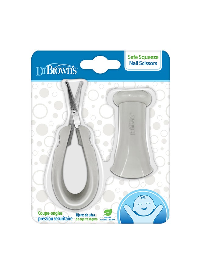 Dr. Brown’s Safe Squeeze Nail Scissors w/ Safety Case - Image 3
