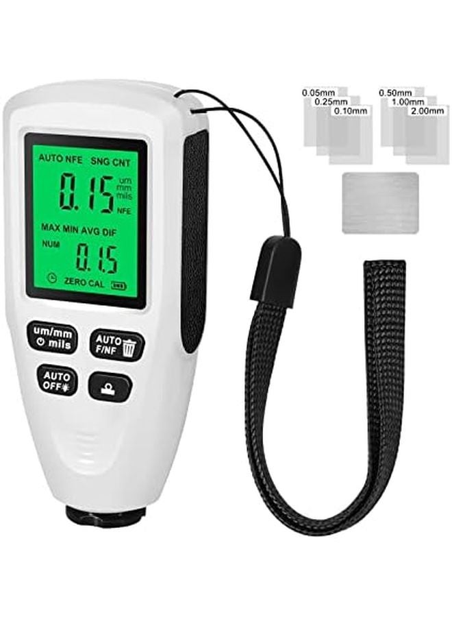 HW300 مقياس سمك الطلاء الرقمي الصغير كاشف طلاء السيارات مقياس اللون A - Image 5