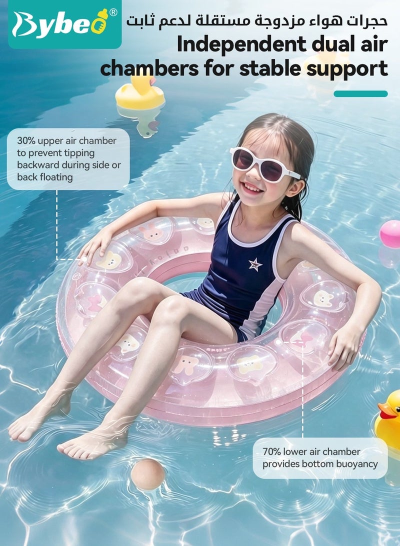 Bybeo Toddler Pool Float, Kids Swimming Ring, Inflatable Baby Pool Floats Swim Circle with Double Airbag, Children Float Tube Toy For Beach Lake River Water Pool For Boys Girls 20-40kg - Image 3
