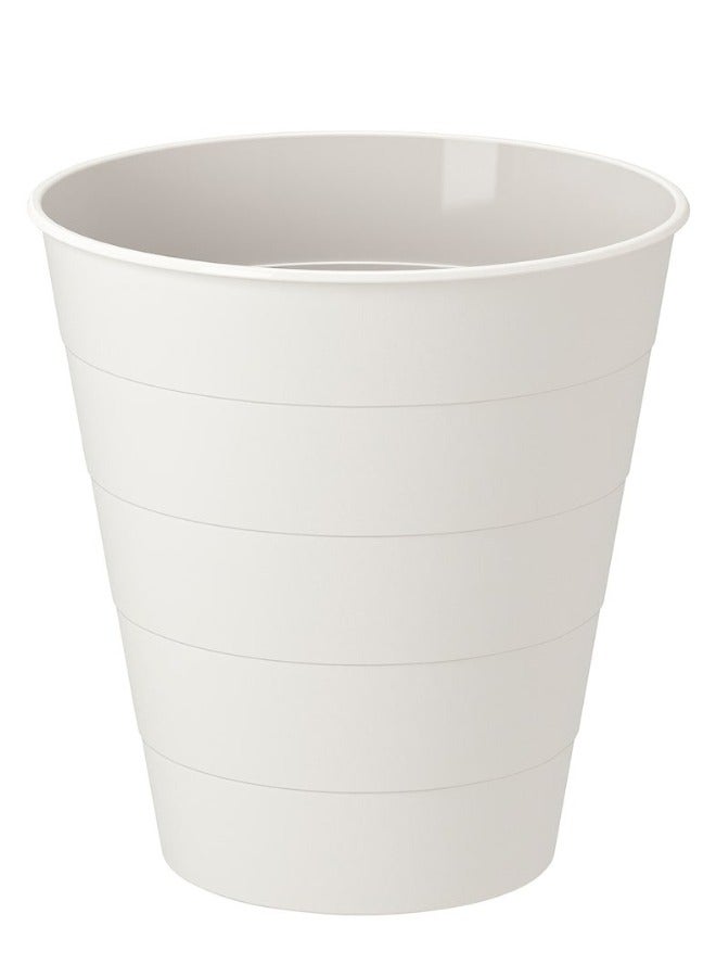 Ikea White polypropylene wastebasket - 10 litre capacity - Image 1