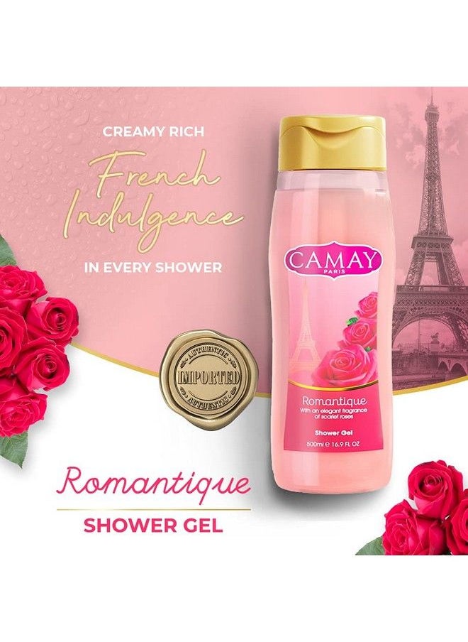 Camay Paris Romantique Shower Gel 500 Ml (Pack Of 2)  - Image 4