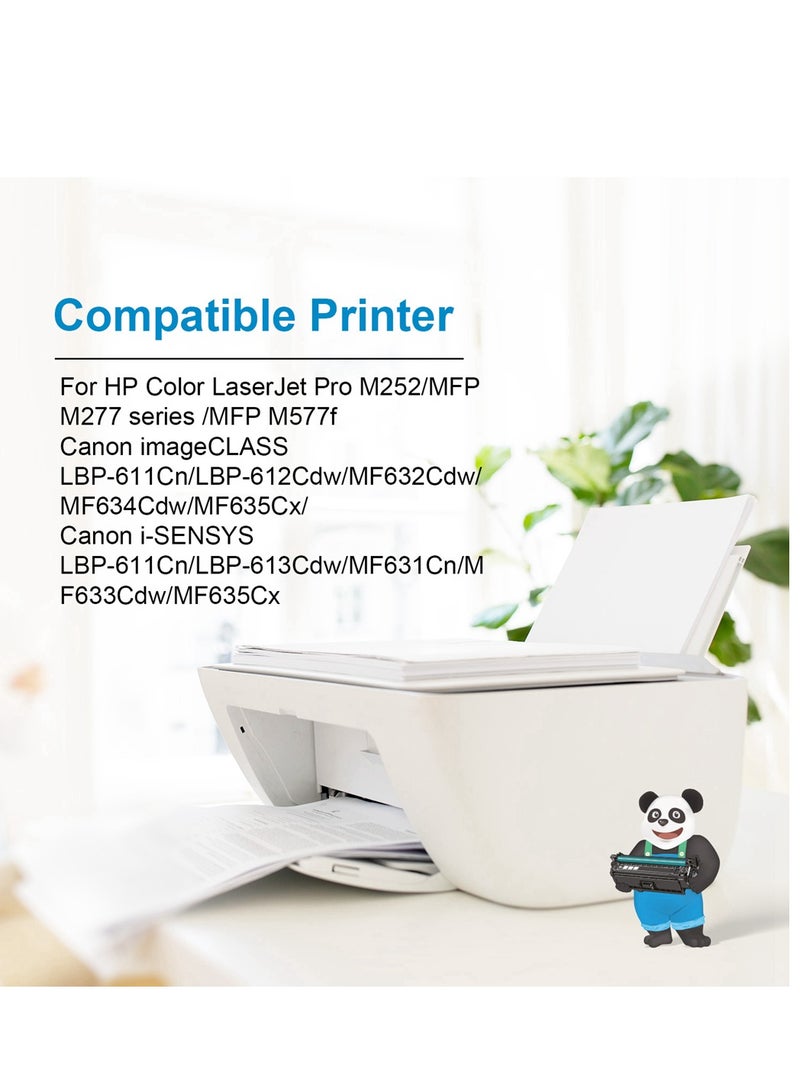 ASTA M277DW Toner Cartridge 201A CF400A Universal CRG 045 BK Compatible For HP Canon LaserJet Pro M252 MFP M277 MF632Cdw MF635Cx MF633Cdw Printer CF F 400 201 A Black Laser Jet pr Consumable Office - Image 4