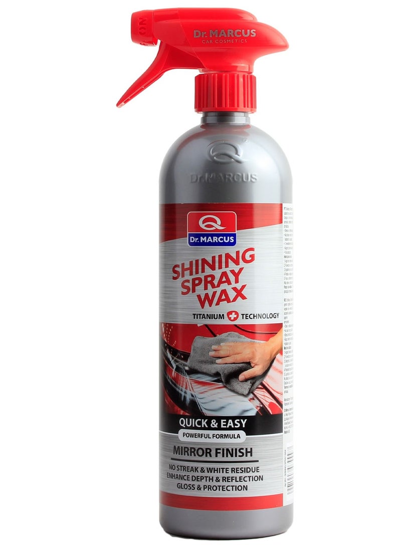 Dr.MARCUS Spray Car Polish 750 Ml Easy To Use Suitable For All Types Of Paint  - Image 1