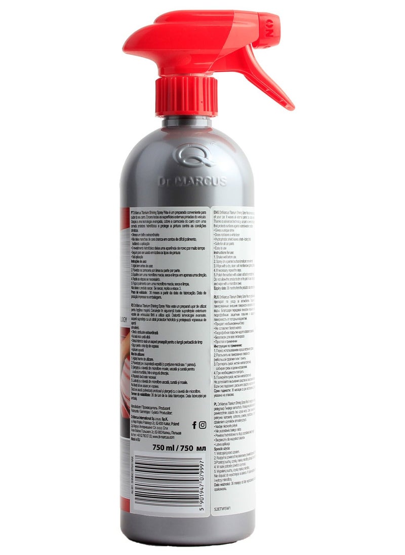 Dr.MARCUS Spray Car Polish 750 Ml Easy To Use Suitable For All Types Of Paint  - Image 2