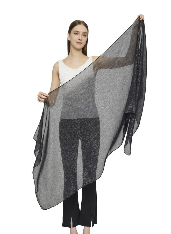 PANTONIGHT Women's Fashion Scarf Sparkling Evening Shawl Lightweight Wedding Shawl Head Scarf and Wraps for Party (2701) - Image 5