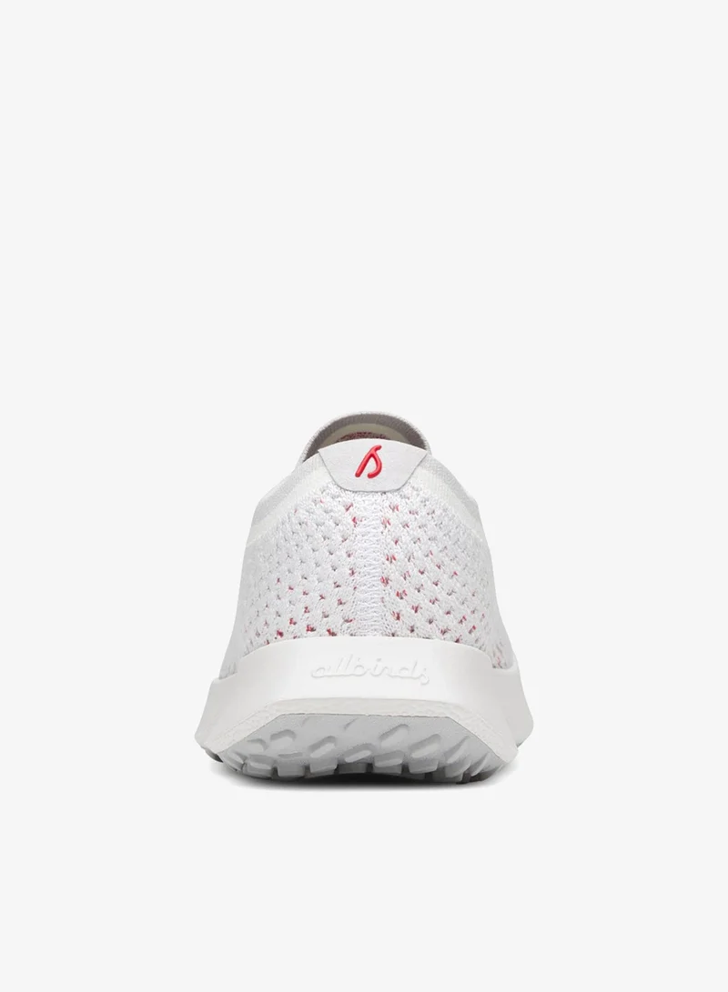 Allbirds Men's Tree Dasher 2 - Blizzard/Bold Red (Blizzard Sole)