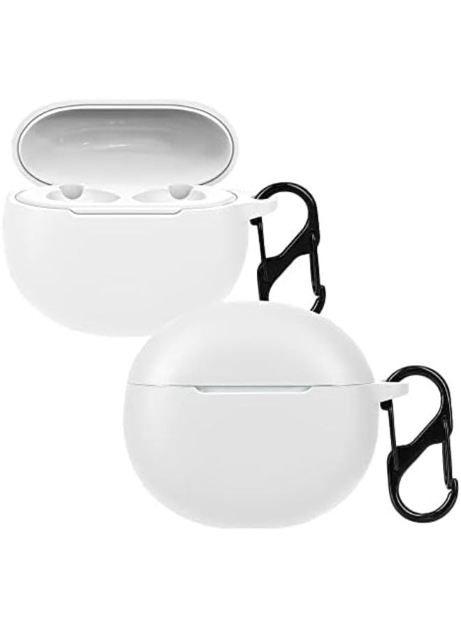 Silicone Case Compatible with Oppo Enco Air/Enco Air W32 - Case Protective Cover for Headphones - White - Image 1