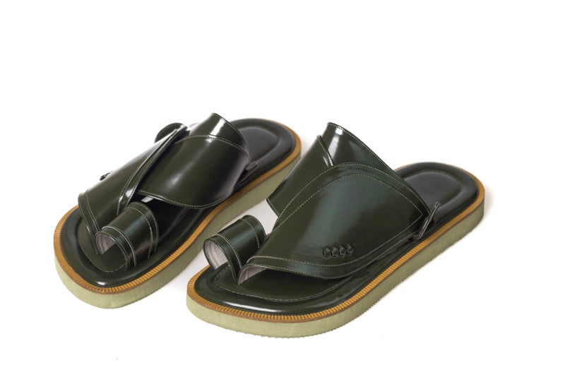 Zubairiya Naal | For Daily Wear, Eid and Occasions | Sandal | Green Valley | Saudi Arabian Eastern - Image 1