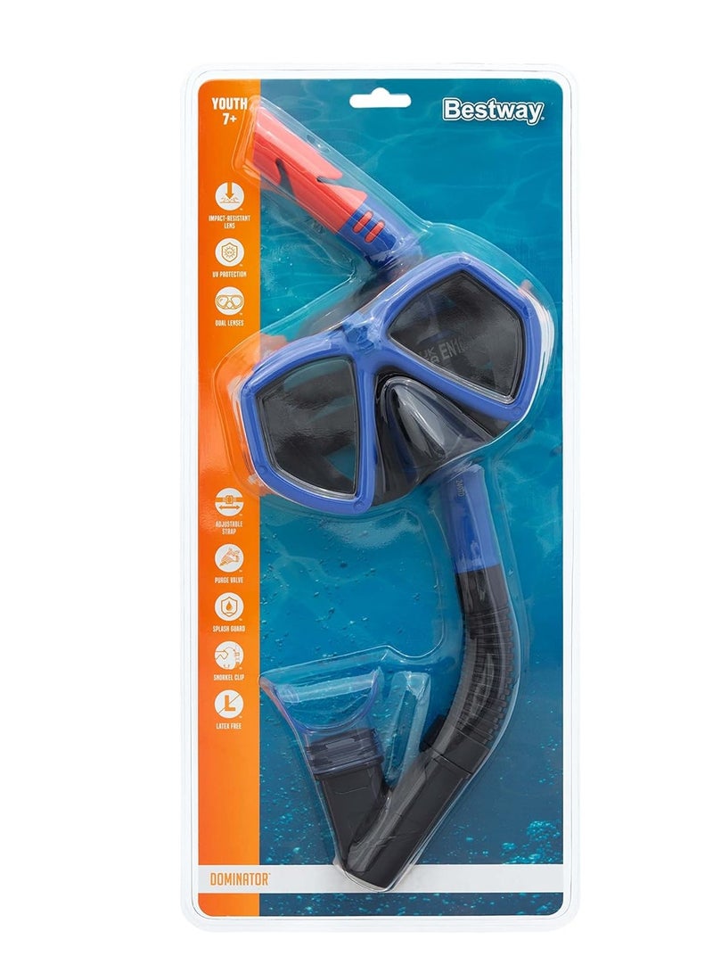 بست واي Bestway Diving Set Mask with Tube - +7 Years - No:24070 - Image 2