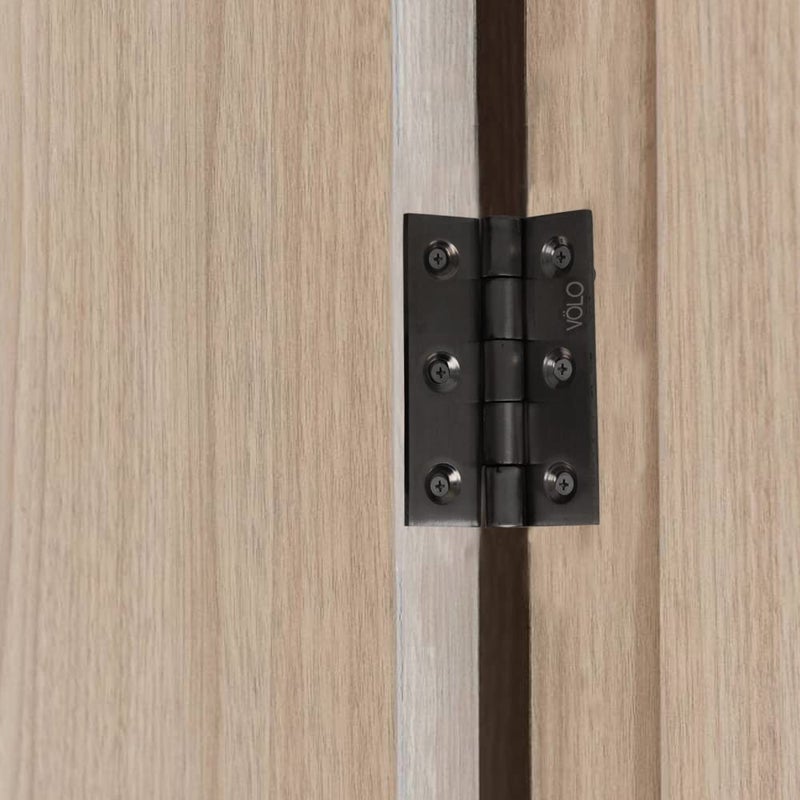 Volo Premium Concealed Door Butt Hinges 4 inch x 12 Gauge25 mm Thickness Slow Motion Butt Hinge Stainless Steel Pack of 6 PcsColour Black - Image 3
