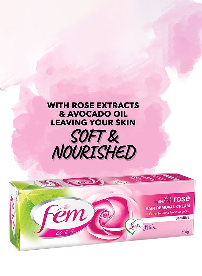 fem Hair Removal Cream With Rose 2 x 120g - Image 5