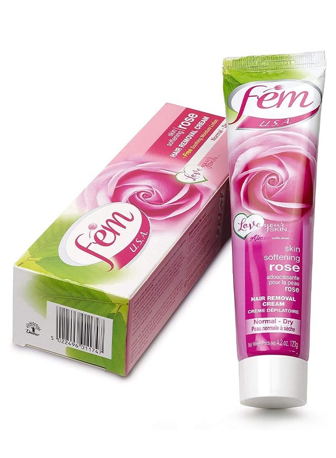 fem Hair Removal Cream With Rose 2 x 120g - Image 2
