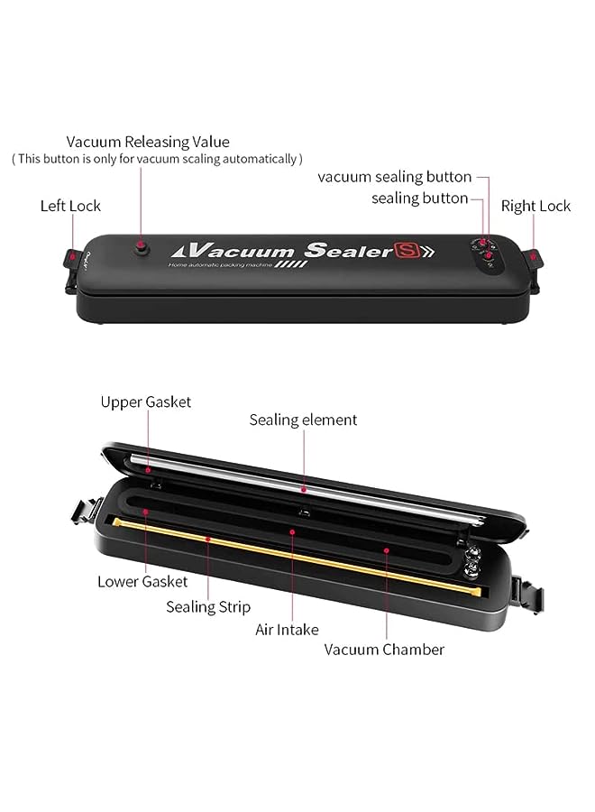 Raxoom Vacuum Sealer With 10 Pcs Sealing Bags In Pack - Image 3
