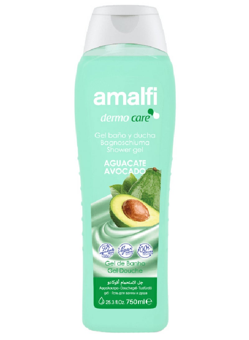 AMALFI Dermo Care Shower Gel Avocado 750 ML - Image 1