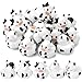 GGSTDDUP 50 Pcs Cow Ducks Toy Figures Mini Cow Resin Ducks Bulk Tiny Cows Figurine Dress up Duck Toy for Party Favors Cow - Image 2