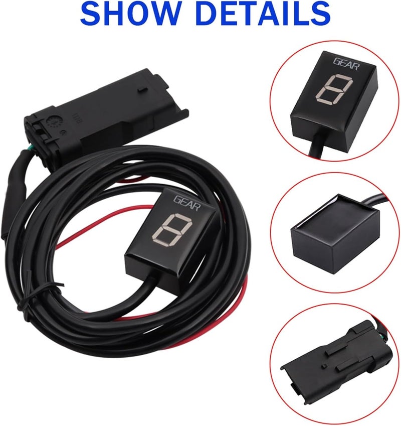 Vuzmode Digital Gear Display Indicator for Ducati Monster - Image 3
