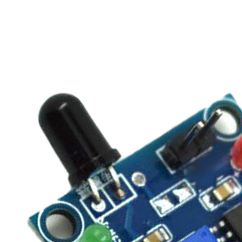 Flame Sensor: 50x26mm Compact Size - 60-Degree Detection Angle 80cm Test Distance, Adjustable Sensitivity, 760 To 1100nm Wavelength Range Fire Detection for Home, Office Industrial Environments - Image 3
