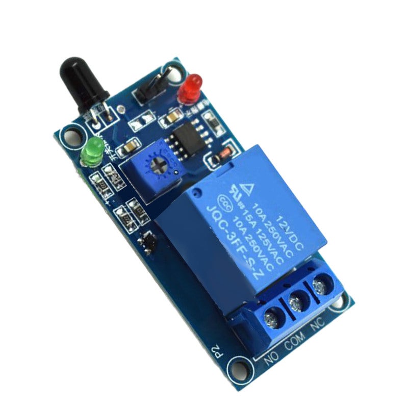 Flame Sensor: 50x26mm Compact Size - 60-Degree Detection Angle 80cm Test Distance, Adjustable Sensitivity, 760 To 1100nm Wavelength Range Fire Detection for Home, Office Industrial Environments - Image 5