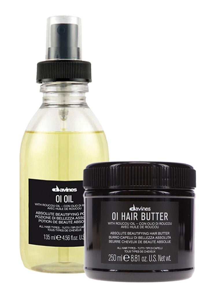 Davines OI Oil & OI Hair Butter 385ml  - Image 1