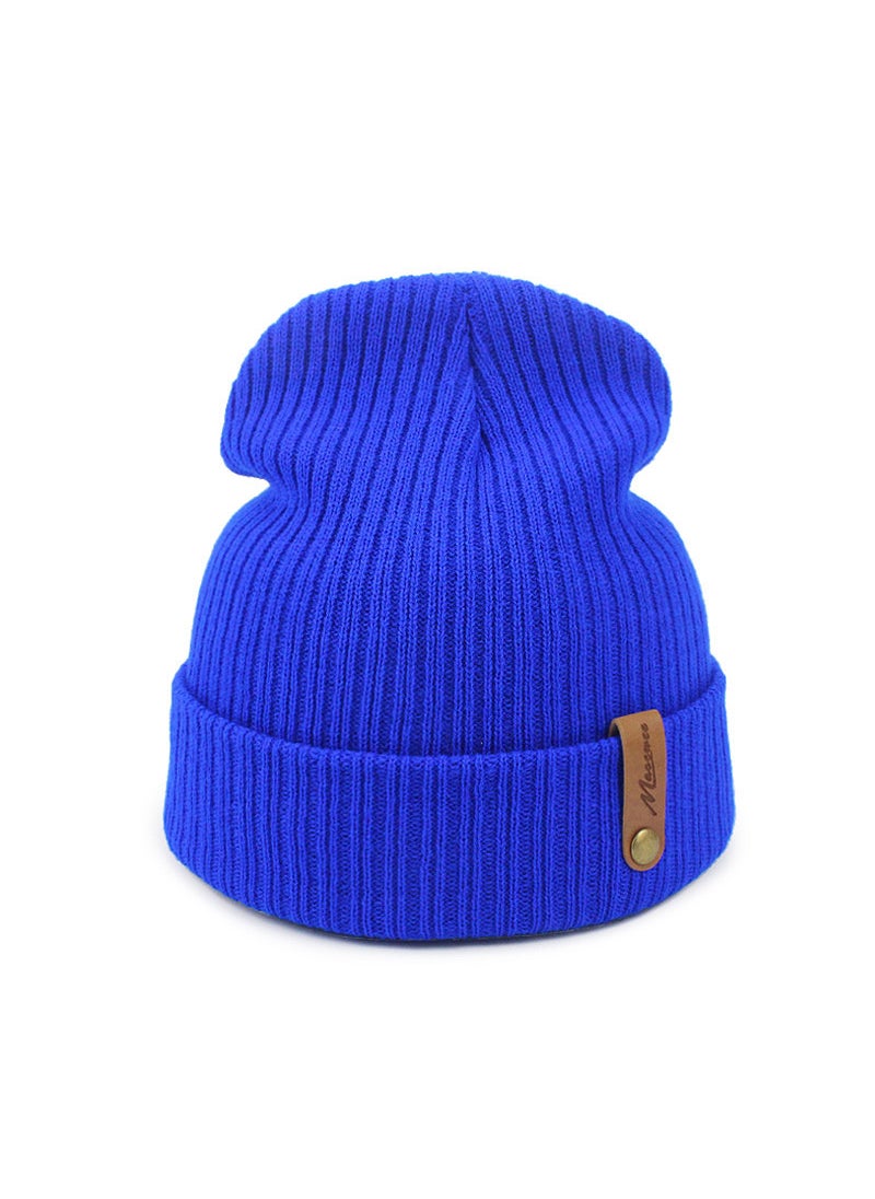 Generic Stylish Knitted Beanie Hat for Adults Wine Red  - Image 3