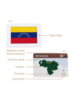 242 Complete Collection of Country Flags flashcards (2024 Version) | Sturdy, Water Resistant, Standard Playing Card Size