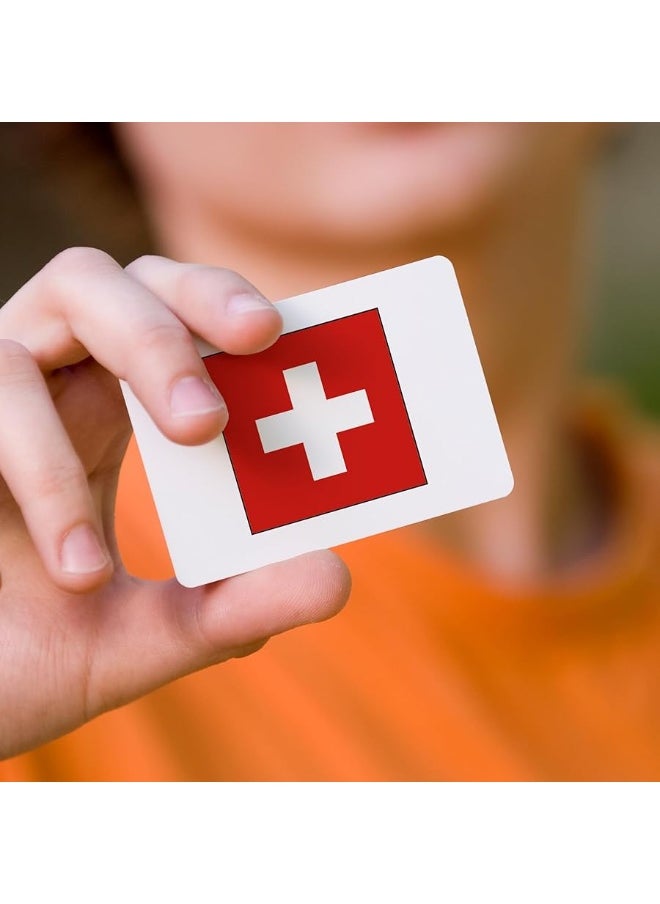 CARDDIA - 242 Complete Collection of Country Flags flashcards (2024 Version) | Sturdy, Water Resistant, Standard Playing Card Size - Image 1