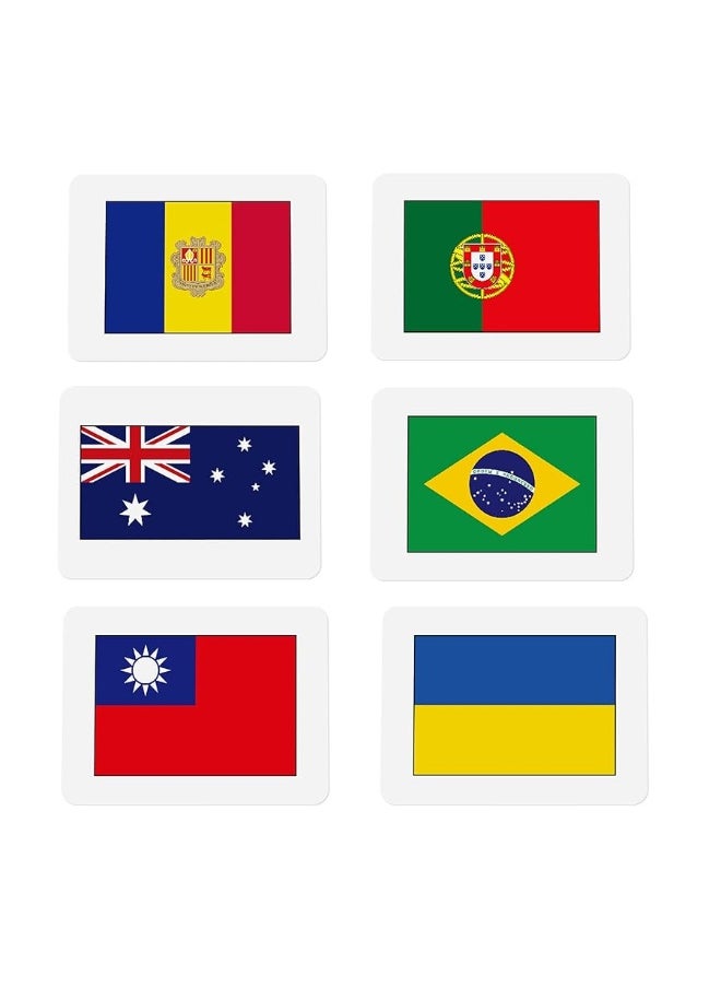 CARDDIA - 242 Complete Collection of Country Flags flashcards (2024 Version) | Sturdy, Water Resistant, Standard Playing Card Size - Image 1