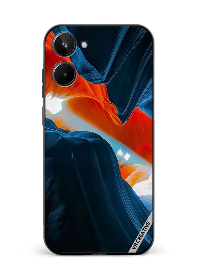 VR CREATIVE Protective Case Cover For Realme 10 Layers Design Multicolour - Image 1