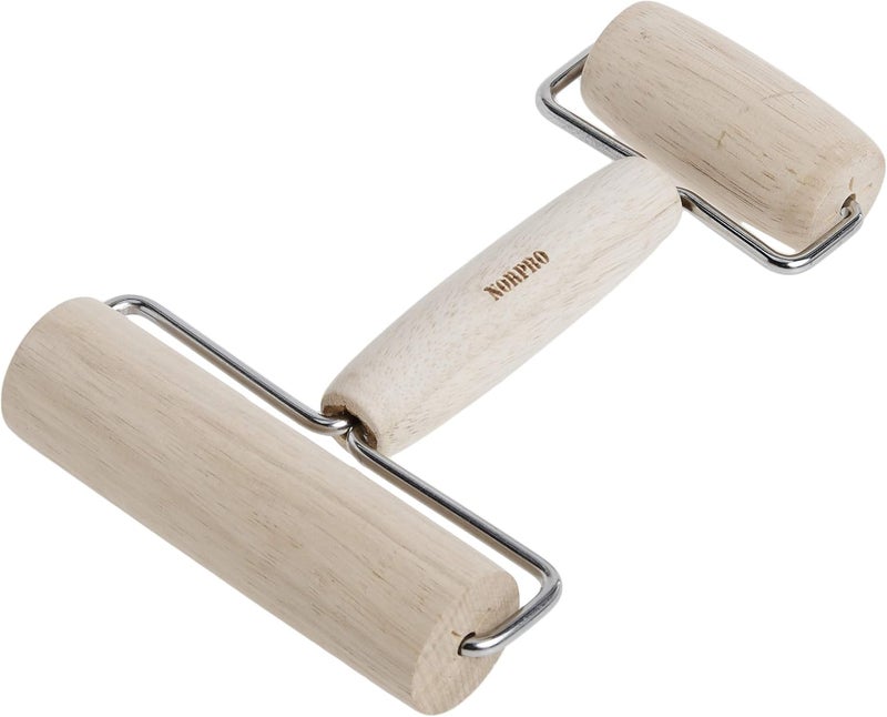 Norpro Wood Pastry/Pizza Roller 4in/10cm - Image 2