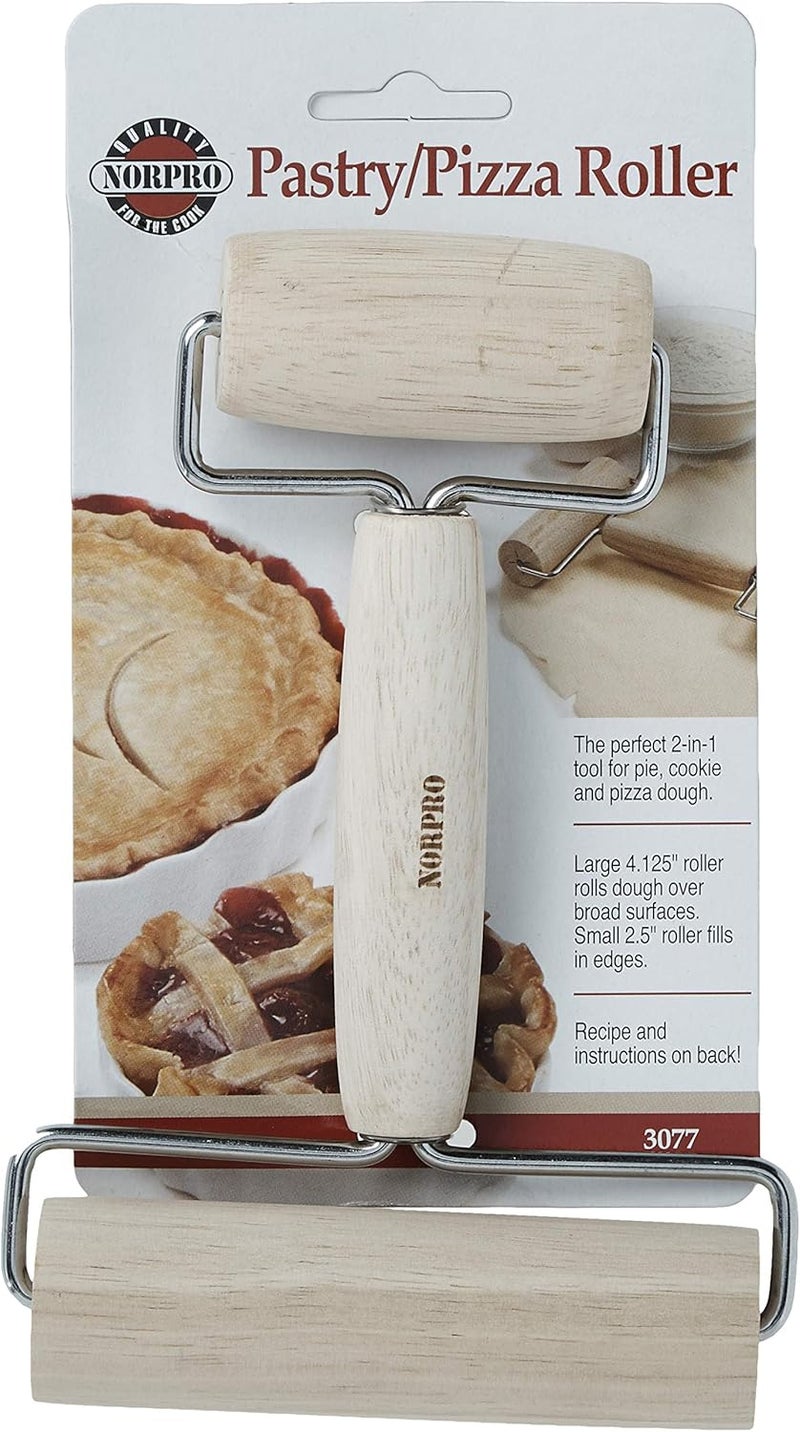 Norpro Wood Pastry/Pizza Roller 4in/10cm - Image 4