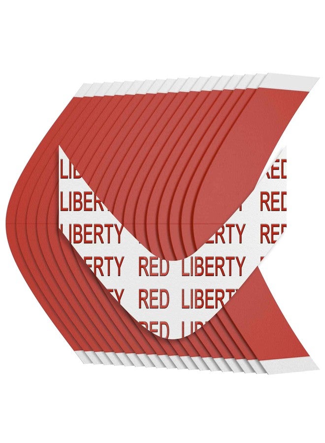 Sunshine Tape Liberty Red Hairpiece Wig Tape | Made in USA | 72 AA Curve Strips | Double Sided Adhesive Tape for Toupee Lace Front Wig Strong Hold Waterproof Contours - Image 1