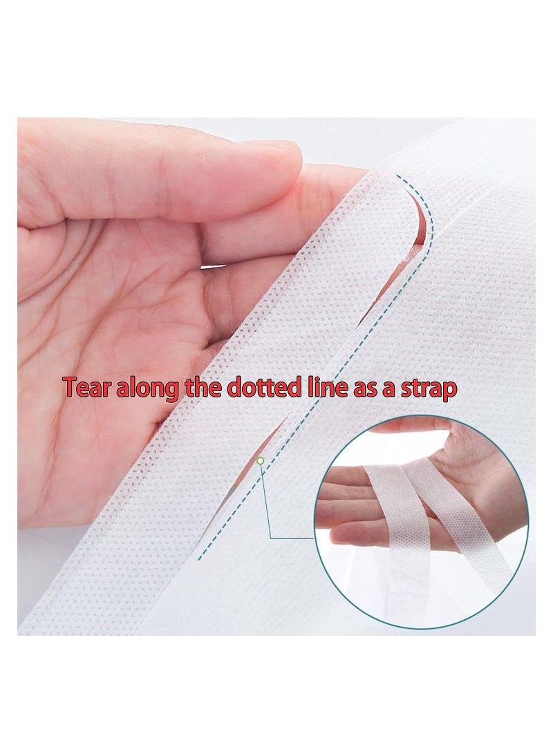 Excefore 4 PCS Disposable Bed Sheets Travel Sheets for Bed Bedding Cover, Portable Bedding Set with 1 Bed Sheet 1 Quilt Cover and 2 Pillowcase for Travel Business Trip Spa - Image 4