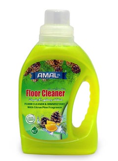 Amal Plus Floor Cleaner & Disinfectant with Citrus Pine Fragrance, 1Litre 