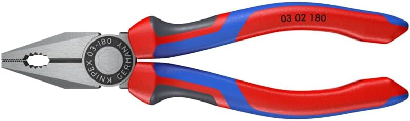 KNIPEX 03 02 180 Combination Pliers with Comfort Grip Handles - Image 3