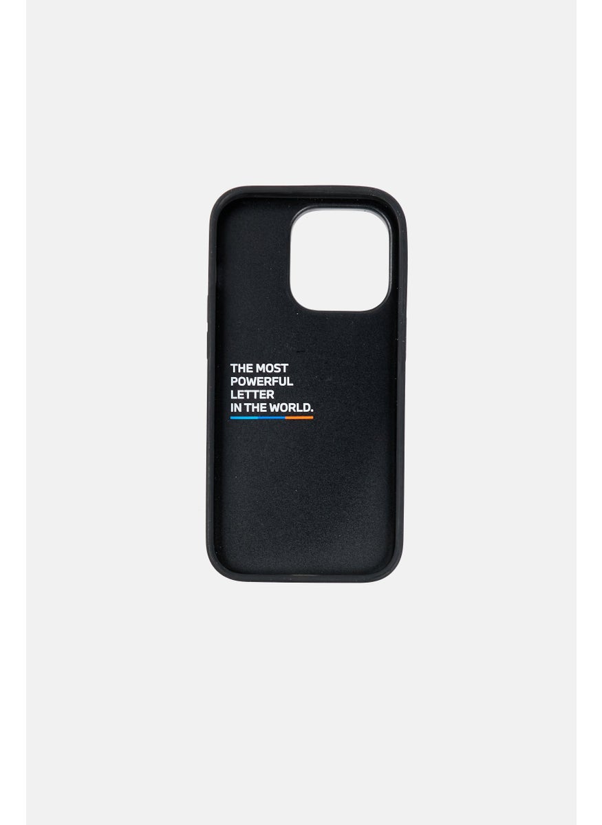 BMW iPhone  14 Pro Brand Logo Silicone Phone Case, Black  - Image 2