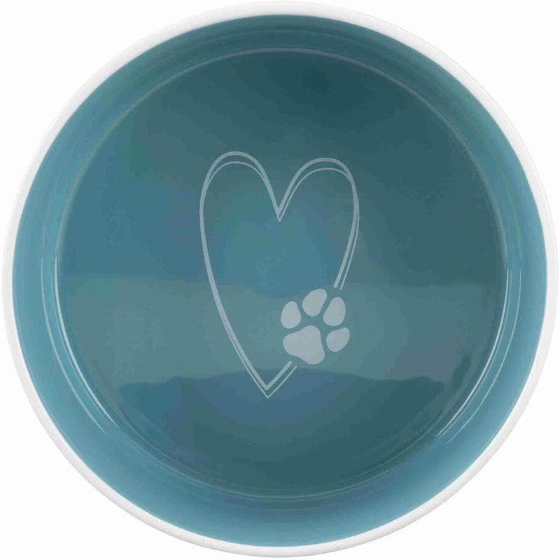 Trixie Pet's Home Ceramic Dog Bowl - Light Blue 16cm - Image 3
