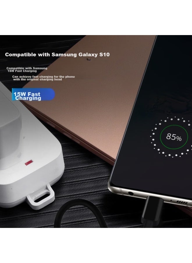trendsetter Fast Charging Original Cable For Samsung Data Cables, Compatible With S8/s9/s10/note 8910/a51/a71/a8s/a52/a9/a11 Phones, Type-c Charging Cable - Image 2