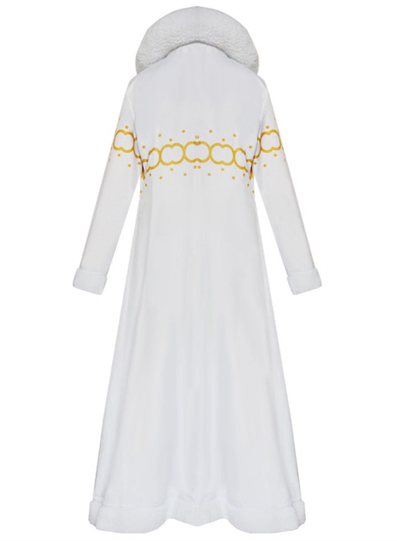 بدلة روبن كوس من قطعة واحدة، سترة بياقة من الفرو، قطعة واحدة من زي نيكو روبن التنكري، زي تنكري للمسرح - Image 5