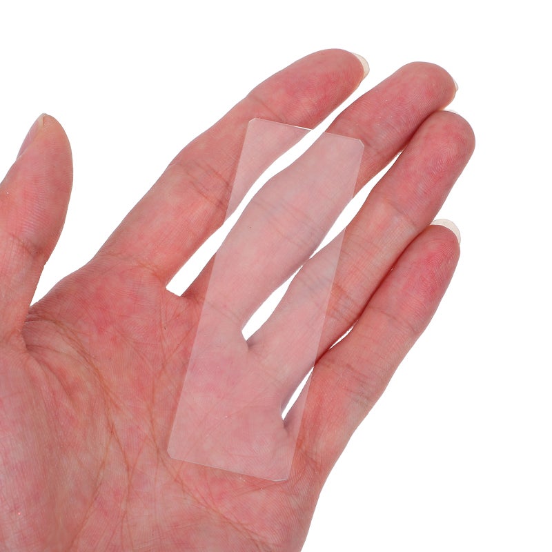 50 pcs Microscope Slide Glass Slides Laboratory Glass Microscope Slide for Aquatic Specimens (Double Concave) - Image 2