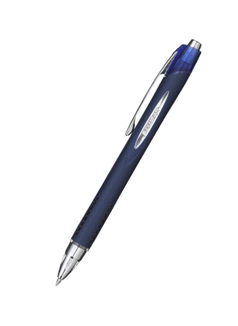 Uniball 12-Piece Jetstream Retractable Rollerball Pen 0.7mm Tip Blue Ink  - Image 2