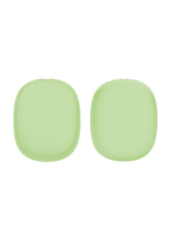 Generic - Suitable For Apple AirPods Max Head-mounted Headphone Head Beam Shell Ear Cap Silicone Protective Cover-Color:Light Green Shell-Model:Headphones - Image 1