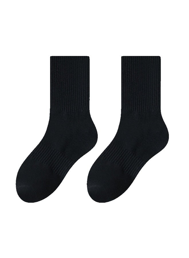 Me Feeling Men's Summer Anti-odor Solid Color Cotton Socks Sports 7a Antibacterial Casual Socks 5 Pairs Pack - Image 3